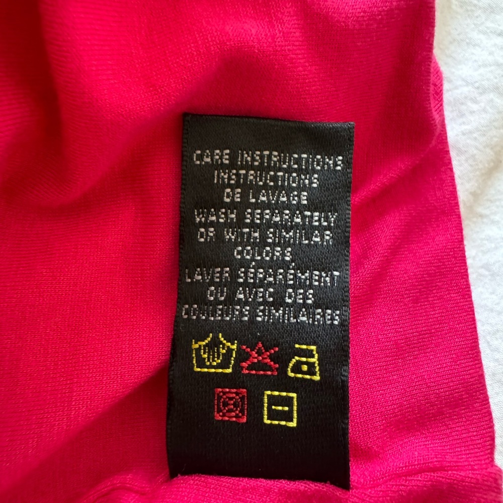Fuchsia & Dark red sleeveless tops - Picture 5 of 7